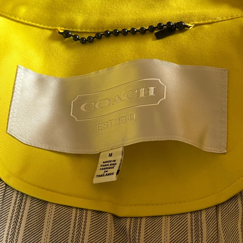 NWOT Authentic Coach Jacket - Picture 6 of 6
